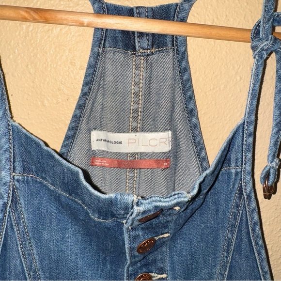 Pilcro by Anthropologie denim Shortalls size 29 - Picture 10 of 11